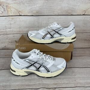 Asics Gel-1130 Mens Sz 7.5 Trainers Sneakers White Cloud Grey